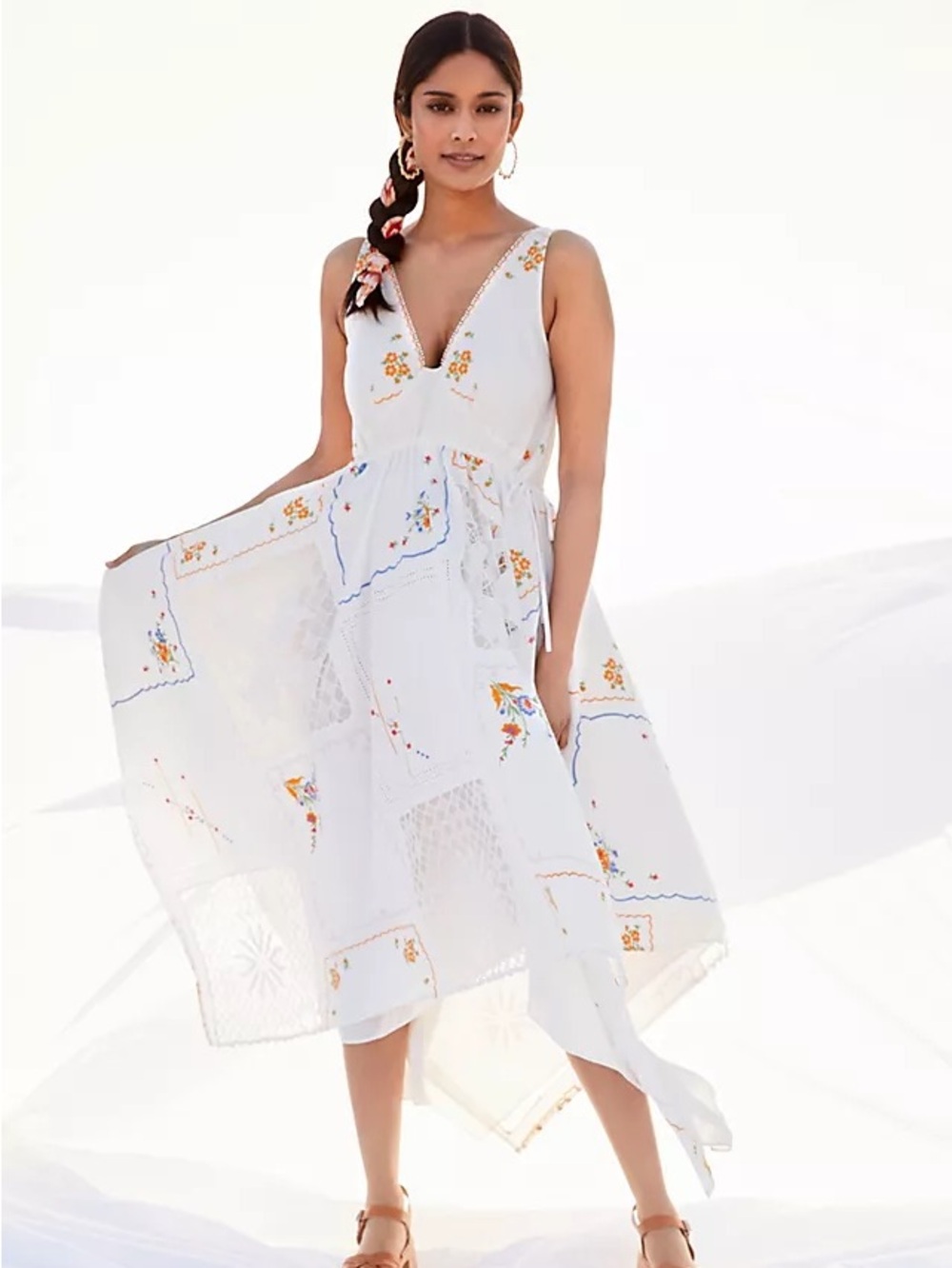 Anthropologie handkerchief hem dress